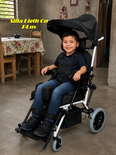 SILLA DE RUEDAS POSTURAL DE TRASLADO