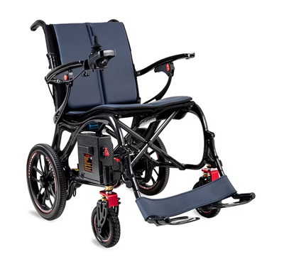 SILLA DE RUEDAS MOTORIZADA DE FIBRA DE CARBONO